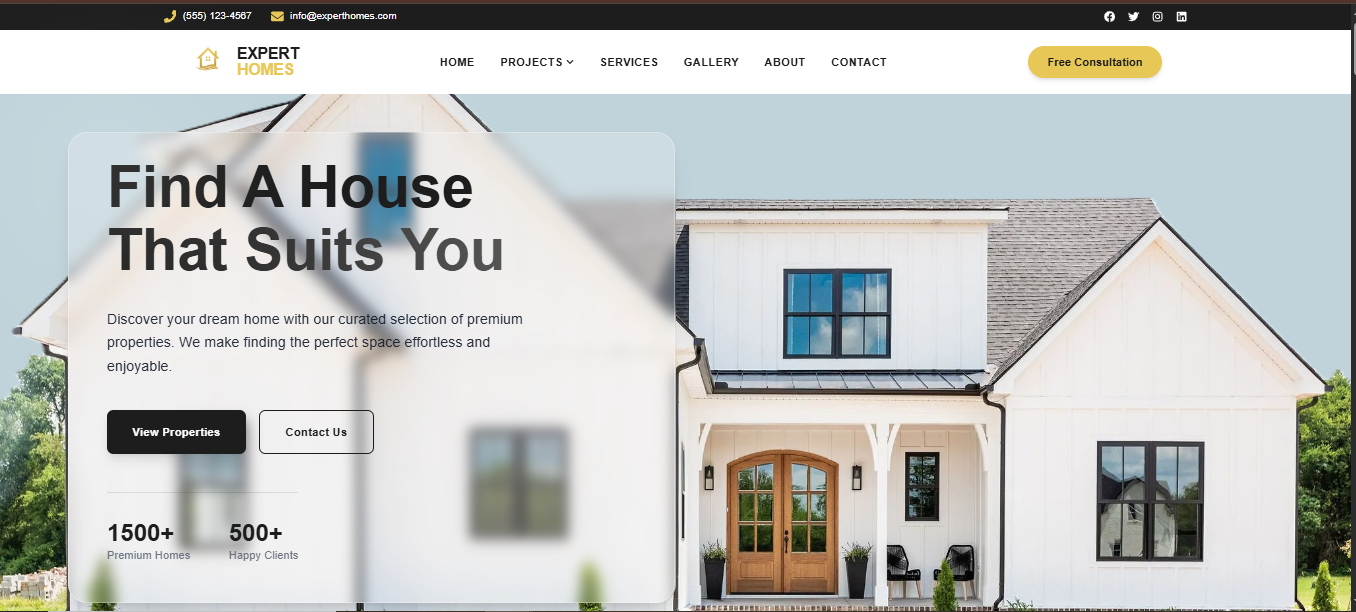 Real Estate Website